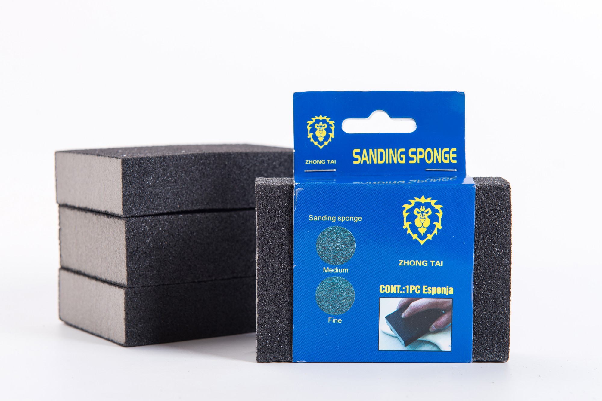 high density sanding sponge block